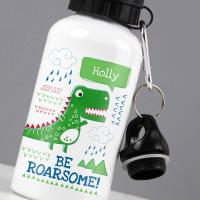 Personalised Be Roarsome Aluminium Dinosaur Drinks Bottle Extra Image 3 Preview